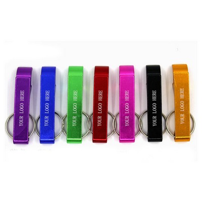 Aluminum Bottle Opener Key Ring