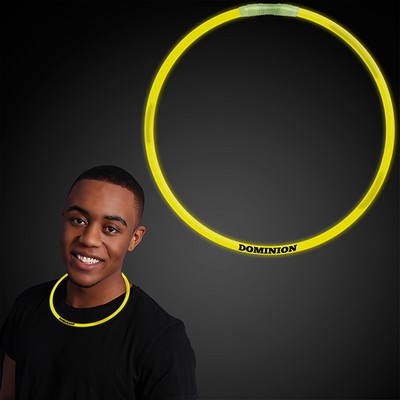 22" Yellow Glow Necklace - PRINTED