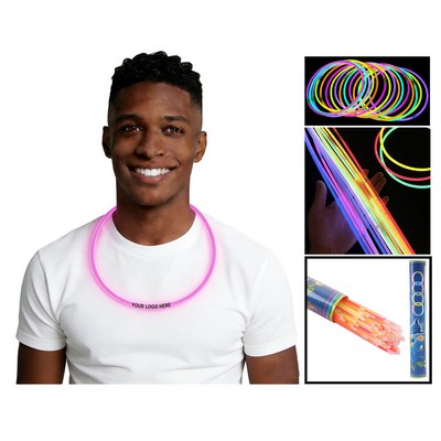 22" Assorted Color Glow Necklace