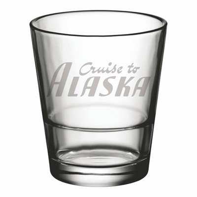 Laser Engraved Acopa Select 12 oz. Stackable Rocks / Old Fashioned Glass